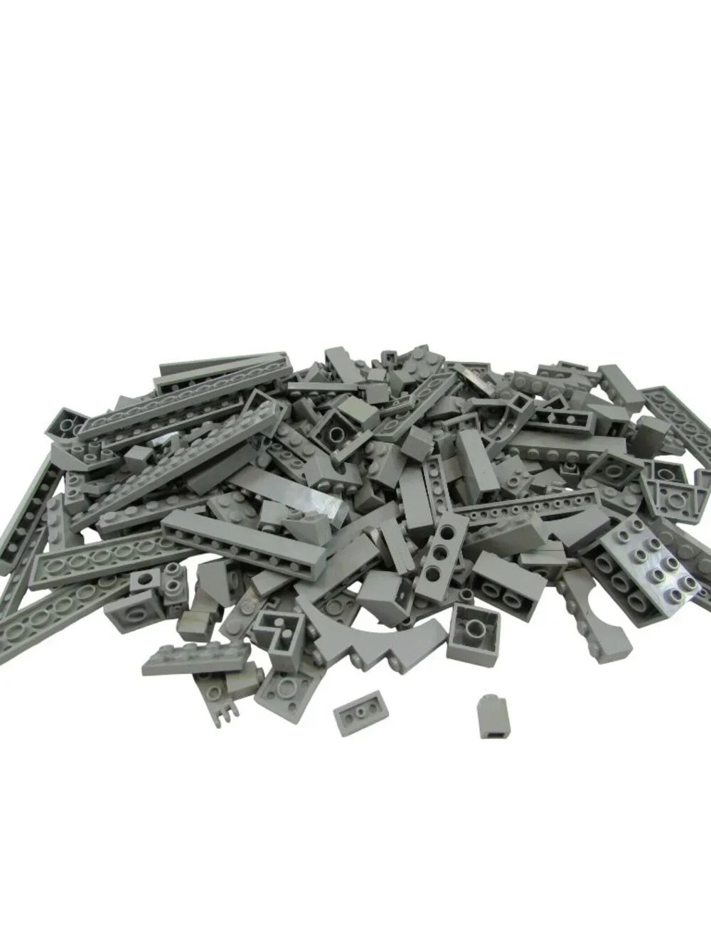 LEGO Lot Light Gray 1/2 LB Legos Pieces Blocks 33515 Grey